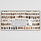 Black Forest dots light Desk Mat Gallery Image 1