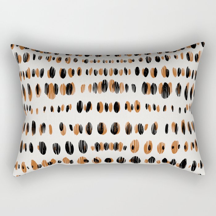 Black Forest dots light Rectangular Pillow Gallery Image 1