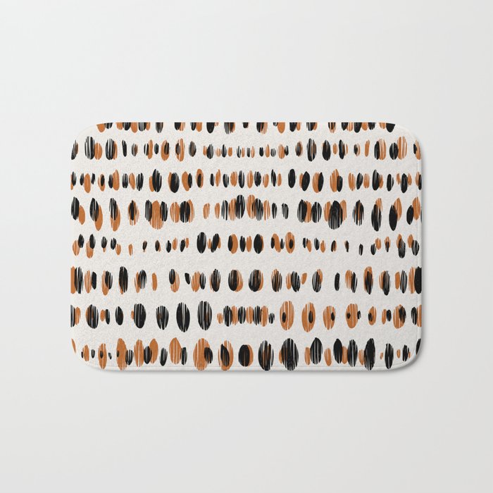 Black Forest dots light Bath Mat Gallery Image 1