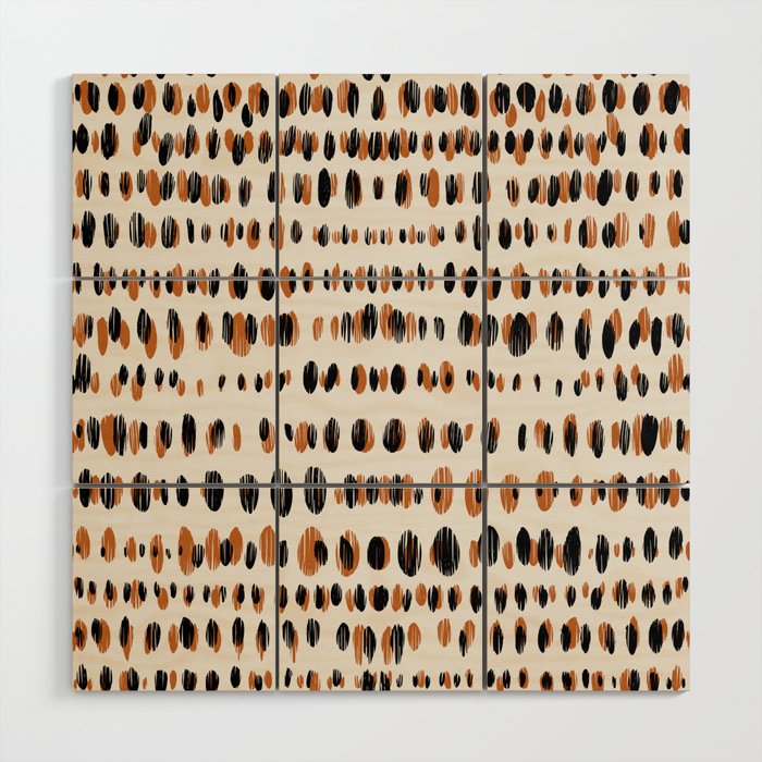 Black Forest dots light Wood Wall Art Gallery Image 1