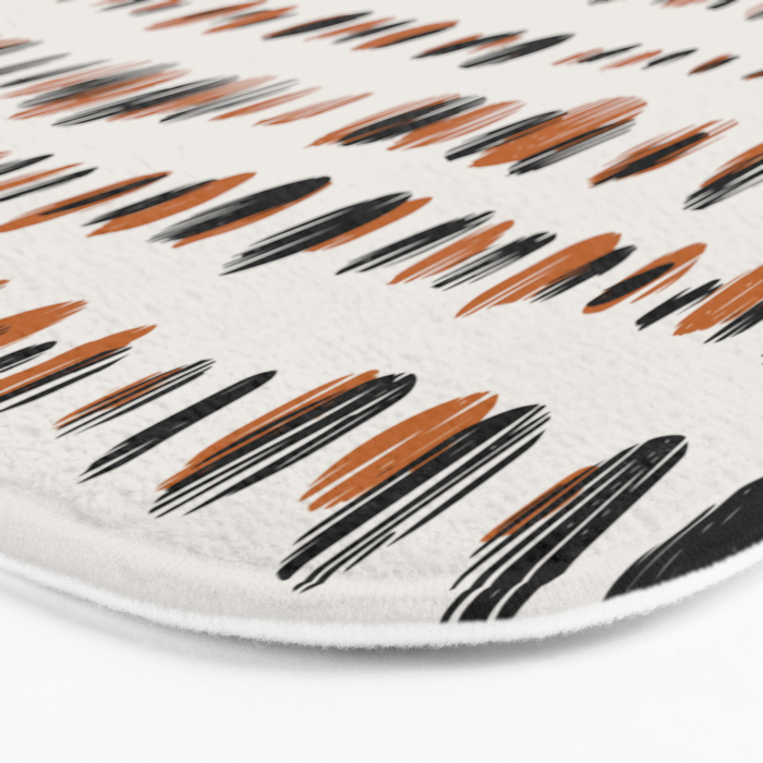 Black Forest dots light Bath Mat Gallery Image 3