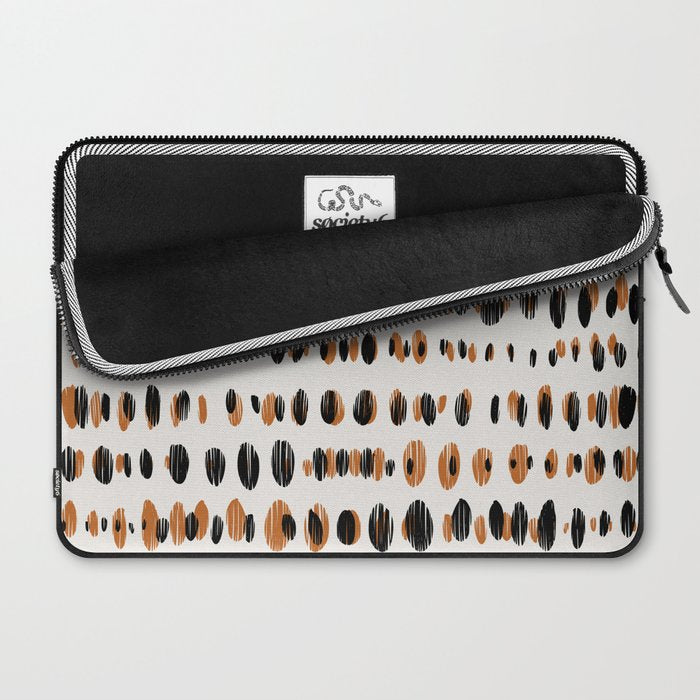 Black Forest dots light Laptop Sleeve Gallery Image 2