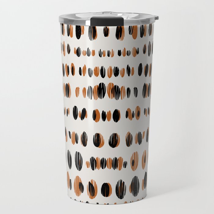 Black Forest dots light Travel Mug Gallery Image 1