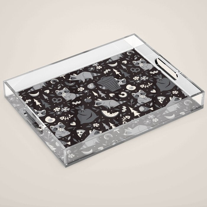 Trashy Raccoons Acrylic Tray Gallery Image 1