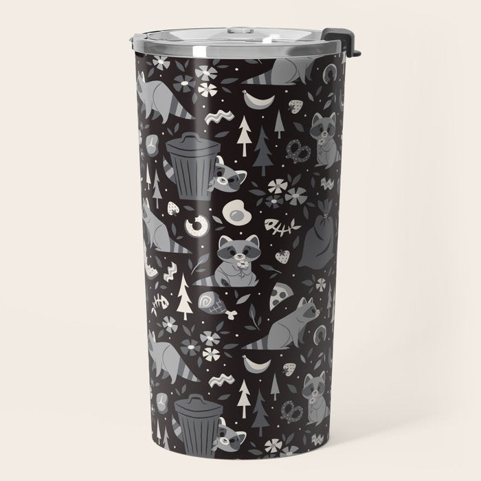 Trashy Raccoons Travel Mug Gallery Image 2