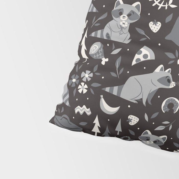 Trashy Raccoons Pillow Sham Gallery Image 4