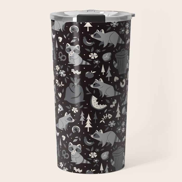 Trashy Raccoons Travel Mug Gallery Image 1