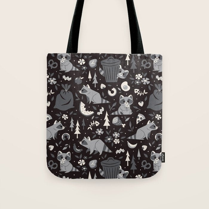 Trashy Raccoons Tote Bag Gallery Image 1