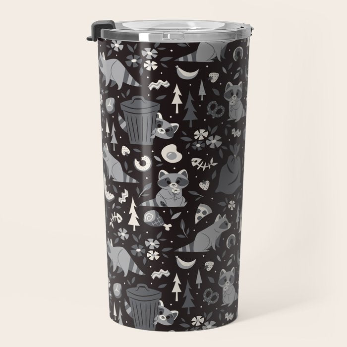 Trashy Raccoons Travel Mug Gallery Image 3