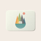Walk In Peace Bath Mat Gallery Image 1