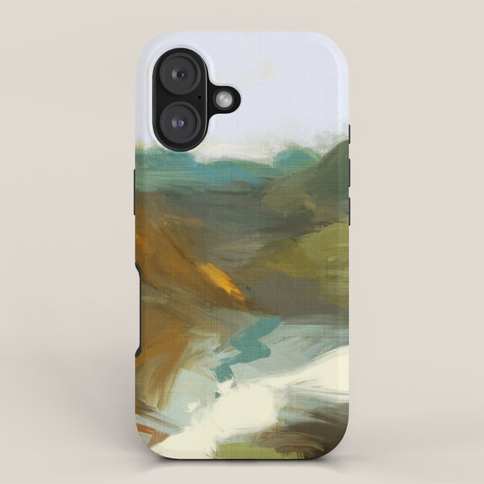 the path abstract landscape art iPhone Case Gallery Image 1