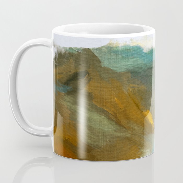 the path abstract landscape art Coffee Mug Gallery Image 3