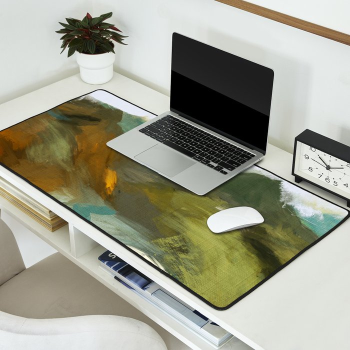 the path abstract landscape art Desk Mat Gallery Image 2