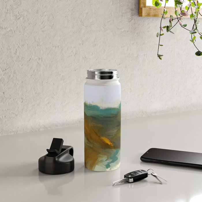 the path abstract landscape art Water Bottle Gallery Image 4