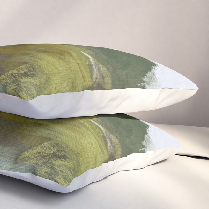 the path abstract landscape art Pillow Sham Gallery Image 3