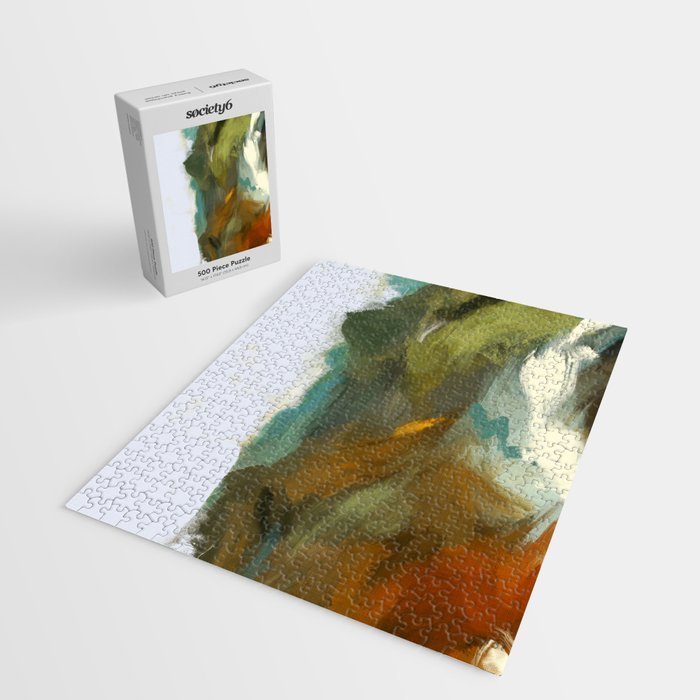 the path abstract landscape art Jigsaw Puzzle Gallery Image 2