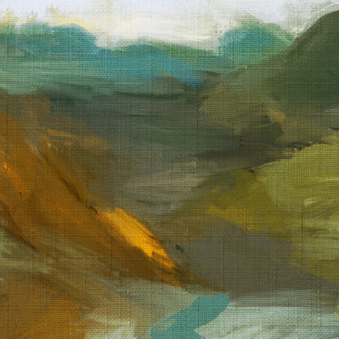 the path abstract landscape art Coffee Mug Gallery Image 2