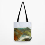 the path abstract landscape art Tote Bag Gallery Image 2