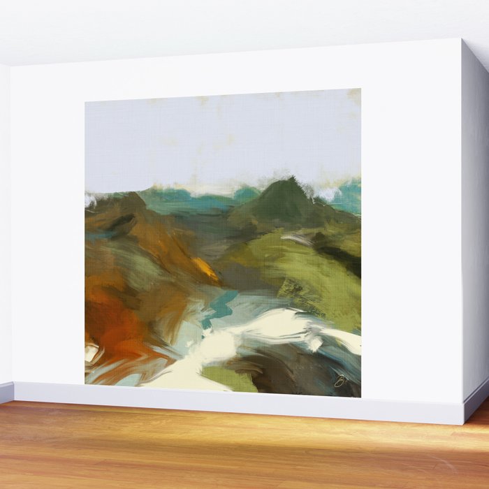 the path abstract landscape art Wall Mural Gallery Image 2