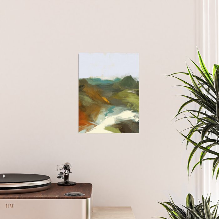 the path abstract landscape art Poster Gallery Image 2
