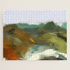 the path abstract landscape art Jigsaw Puzzle Gallery Image 1