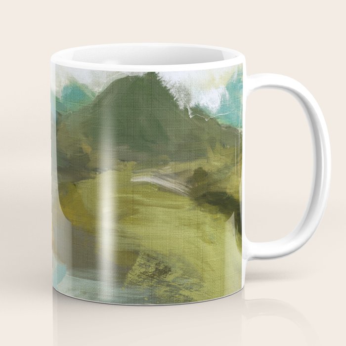 the path abstract landscape art Coffee Mug Gallery Image 1