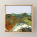the path abstract landscape art Mini Art Print Gallery Image 1