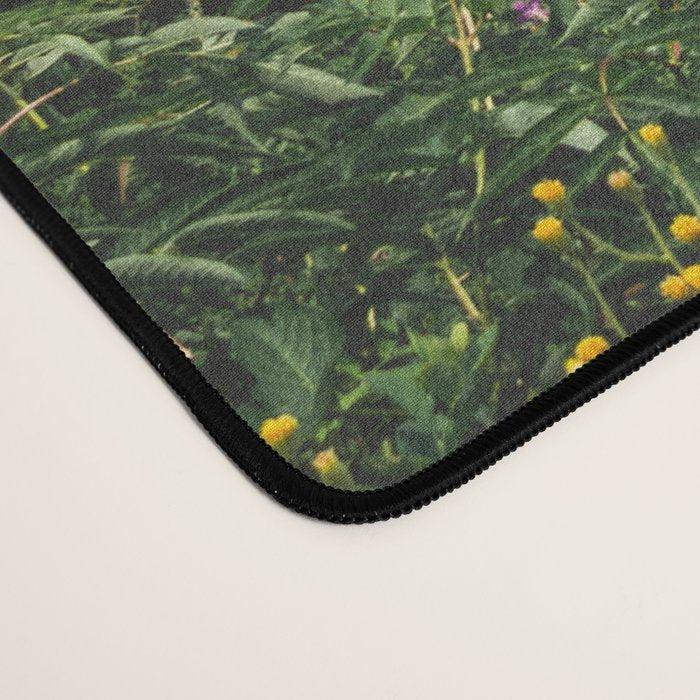 Mount Rainier Wildflower Adventure - National Park Wanderlust Desk Mat Gallery Image 4