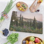 Mount Rainier Wildflower Adventure - National Park Wanderlust Cutting Board Gallery Image 2