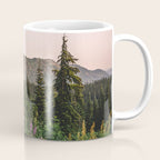 Mount Rainier Wildflower Adventure - National Park Wanderlust Coffee Mug Gallery Image 1