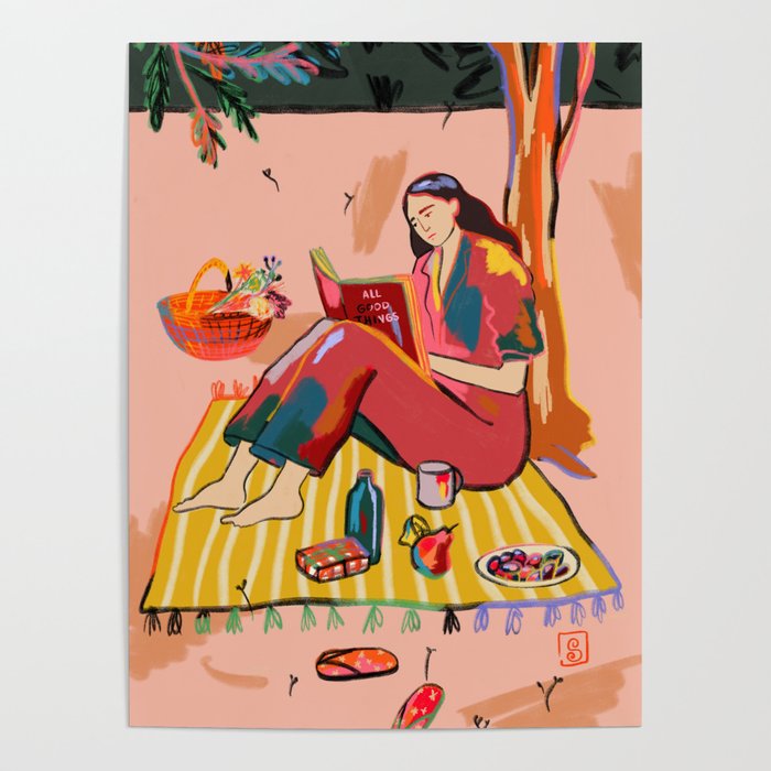 AUTUMN PICNIC IN A PARK Poster Gallery Image 1
