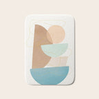 Soft Abstract Shapes 18 Bath Mat Gallery Image 1