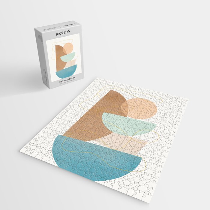 Soft Abstract Shapes 18 Jigsaw Puzzle Gallery Image 2