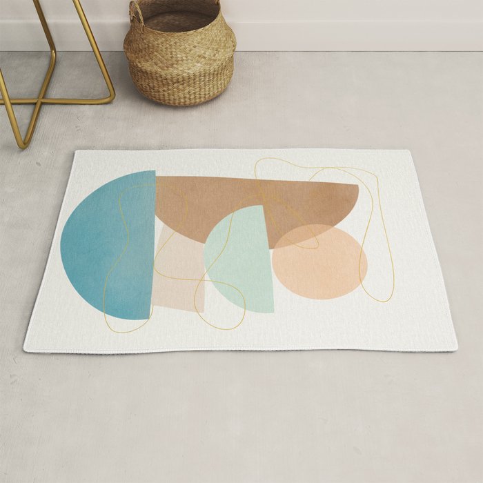 Soft Abstract Shapes 18 Rug Gallery Image 1