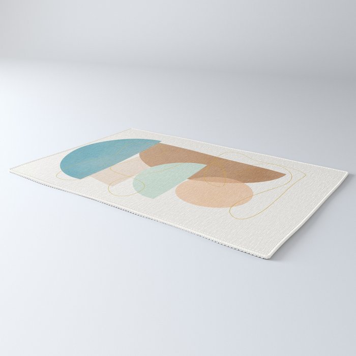 Soft Abstract Shapes 18 Rug Gallery Image 3
