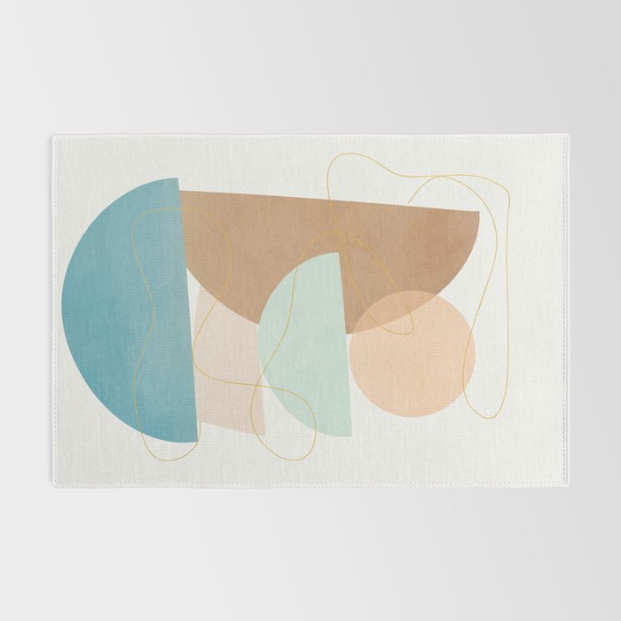 Soft Abstract Shapes 18 Rug Gallery Image 2