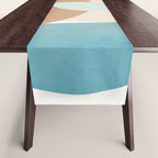 Soft Abstract Shapes 18 Table Runner Gallery Image 1