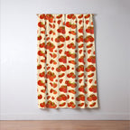 Hand Drawn Italian Roman Pomodori Tomato Classic Mediterranean Art Window Curtain Gallery Image 3