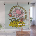 Cancer Flower Wall Mural Gallery Image 1