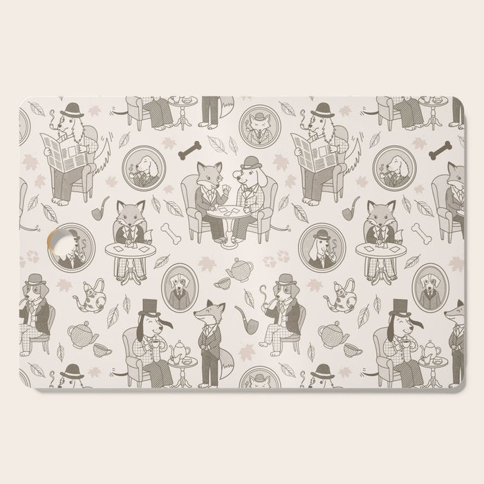 Autumn at the Hunt Club Cutting Board Gallery Image 1