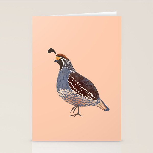 Quail Stationery Card Gallery Image 2