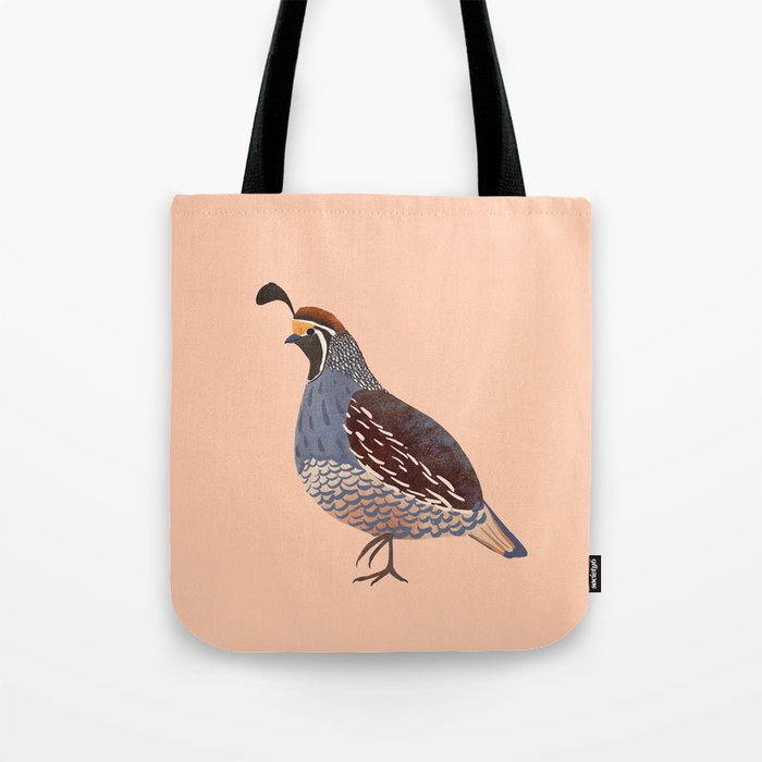 Quail Tote Bag Gallery Image 1