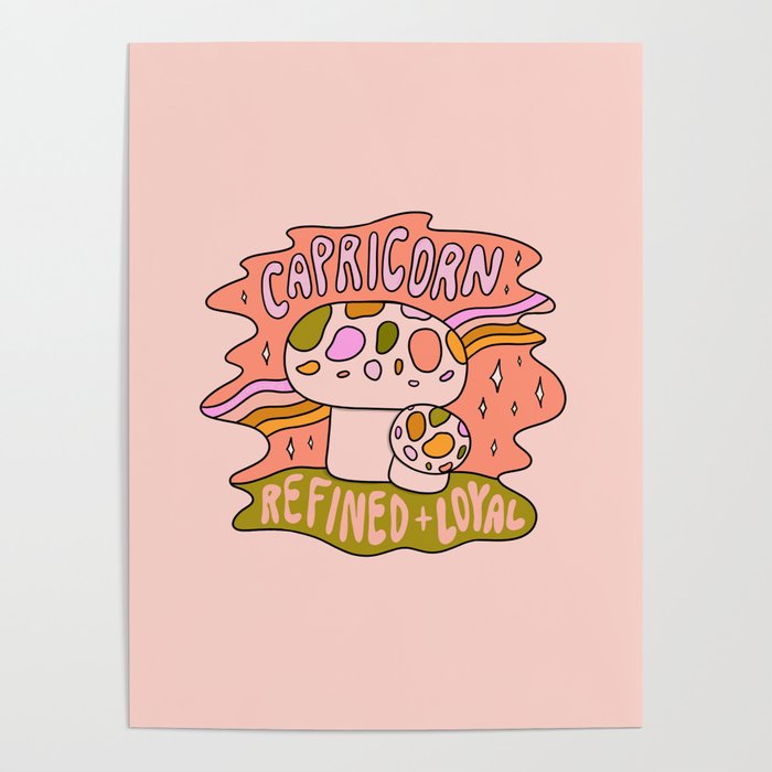 Capricorn Mushroom Poster Gallery Image 4