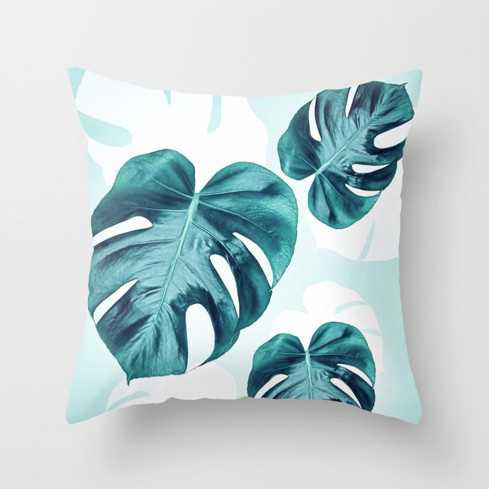 Tropical retreat Throw Pillow Gallery Image 1