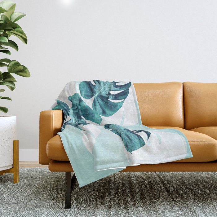 Tropical retreat Throw Blanket Gallery Image 1
