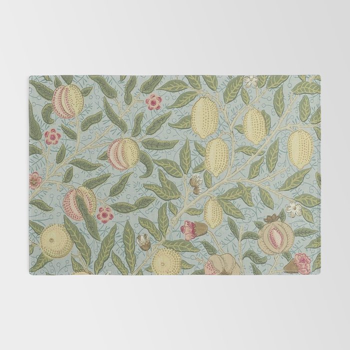 William Morris Vintage Fruit Slate Thyme Rug Gallery Image 2