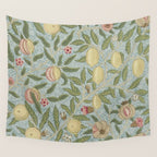 William Morris Vintage Fruit Slate Thyme Wall Tapestry Gallery Image 4
