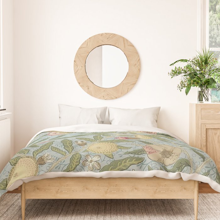 William Morris Vintage Fruit Slate Thyme Duvet Cover Gallery Image 3