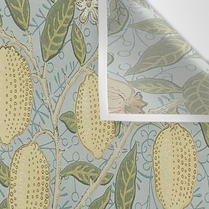 William Morris Vintage Fruit Slate Thyme Wall Tapestry Gallery Image 3