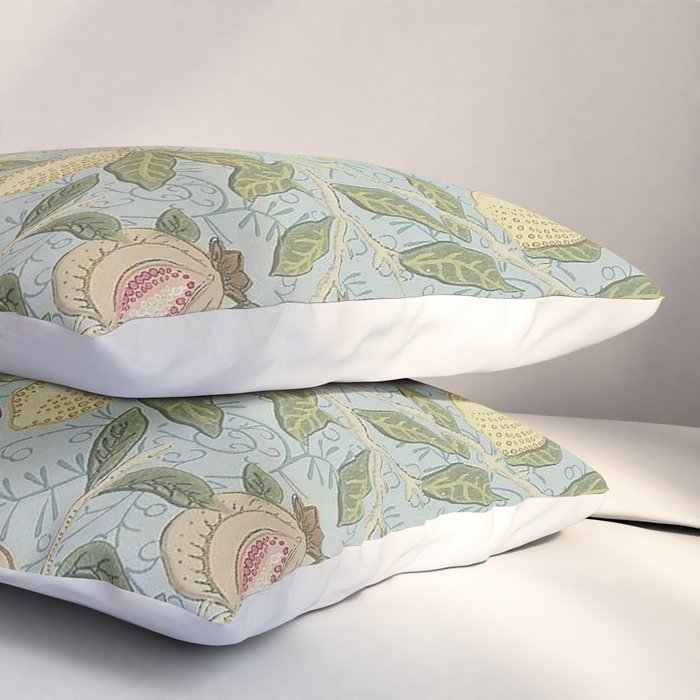William Morris Vintage Fruit Slate Thyme Pillow Sham Gallery Image 3